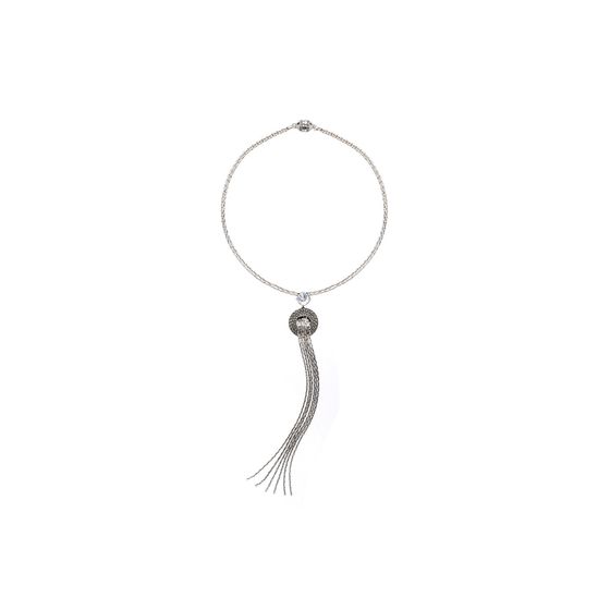 Colar Franja Eterna Prata Boho Tu